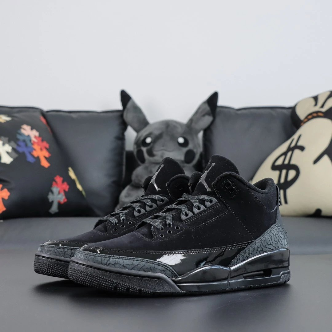 Air Jordan 3 Retro "Black Cat" (Batch LJR Top Quality)