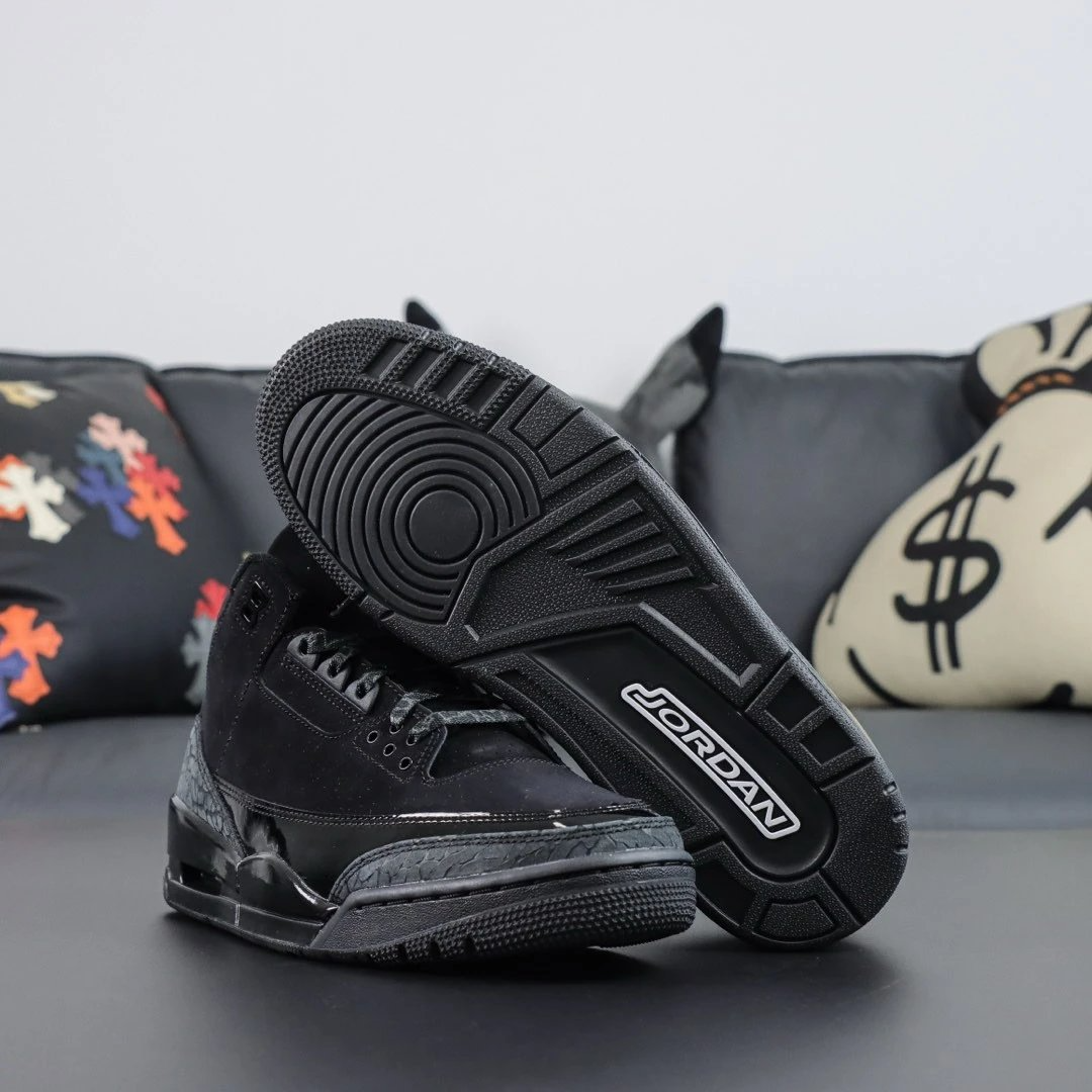 Air Jordan 3 Retro "Black Cat" (Batch LJR Top Quality)